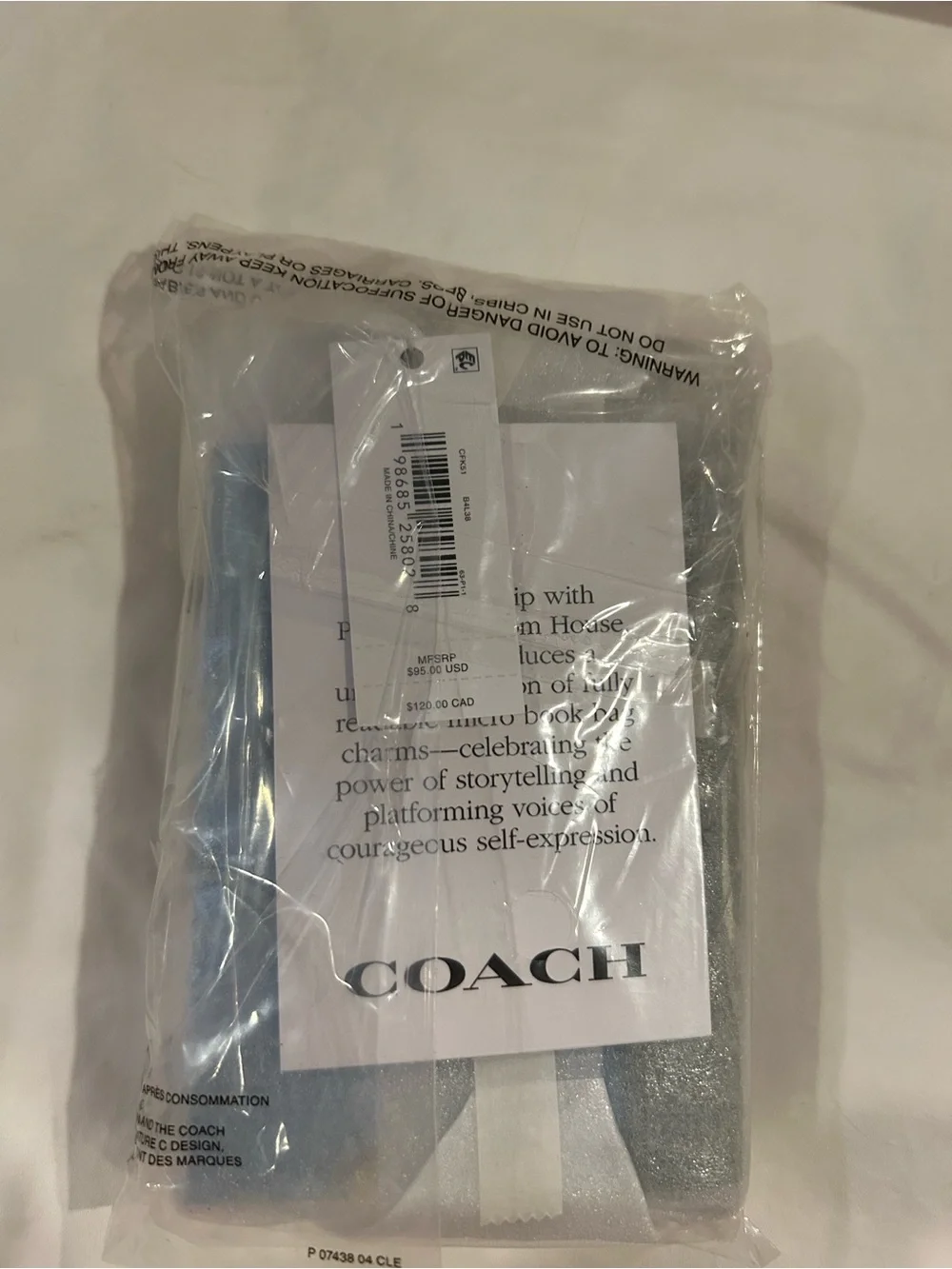 Coach Book Bag Charm—Little Fires Everywhere—NWT - Picture 6 of 7